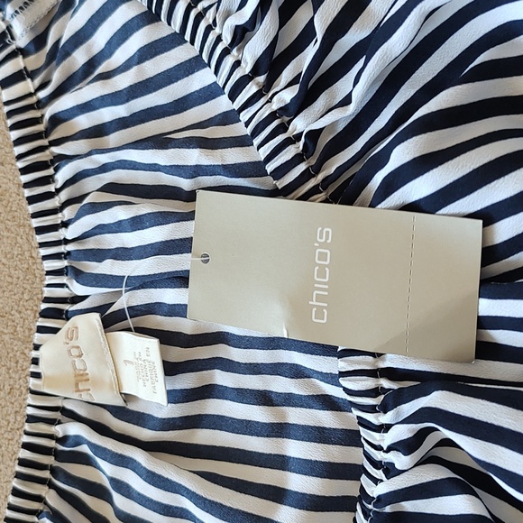 Boho Stripe women's blouse. - Picture 8 of 8